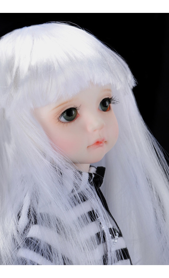 (7) Long Straight Wig (White)