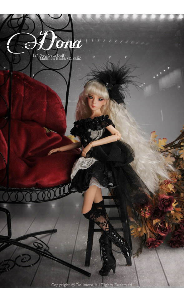 12 inch Neo Gem Doll - Mabilion Black Dona (D.Skin) - LE30