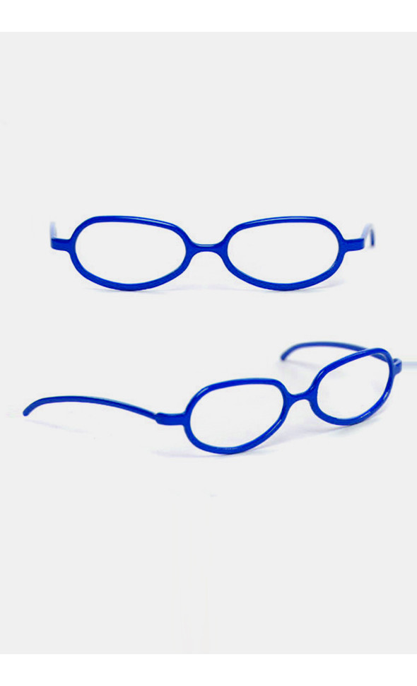SD - Shape Steel Lensless Frames Glasses (Blue)