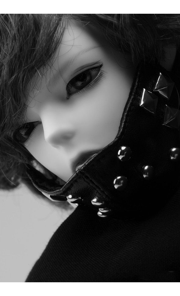 SD & Model Doll Size - Iron Mask (Black)[F4-2-4]