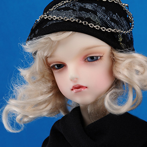(7-8) Chain Oldish Beanie (Gold & Black)