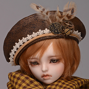 (7~9) MSD SD Urahae Beret Hat (Beret Hat: Brown)[A8-1-4] [A8-1-2]
