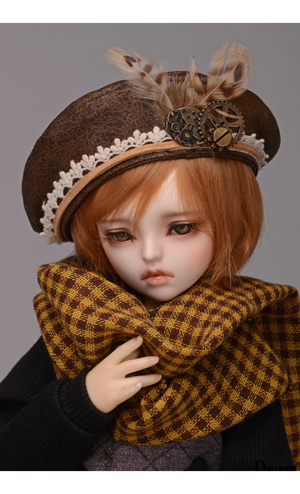 (7~9) MSD SD Urahae Beret Hat (Beret Hat: Brown)[A8-1-4] [A8-1-2]