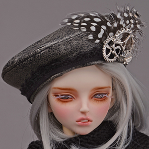 (7~9) MSD SD Urahae Beret Hat (Beret Hat: Gray)[A8-1-4] [A8-1-2]