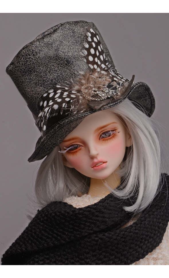 (7~9) MSD SD Urahae hat (Gothic leather hat: Gray)