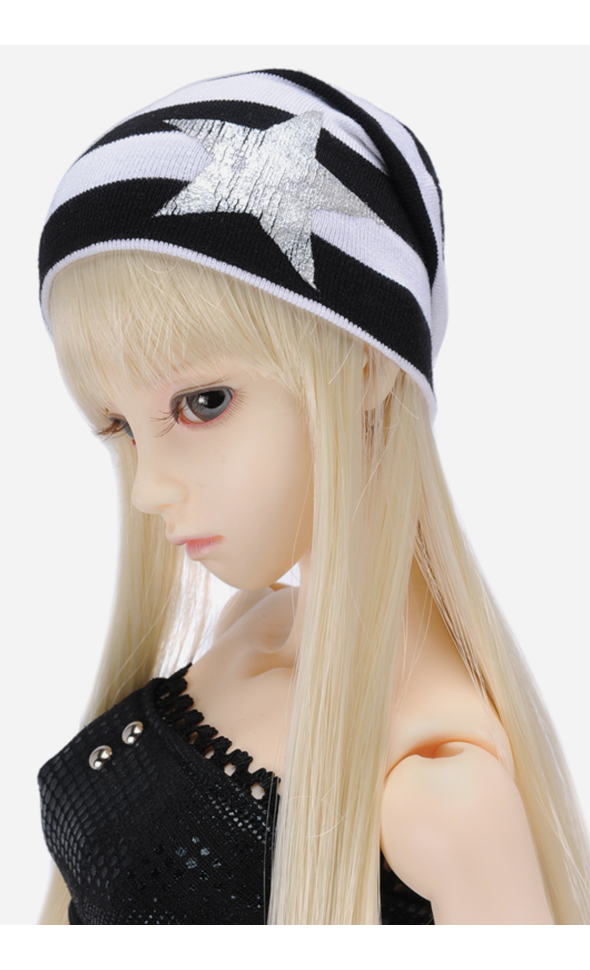 (8-9) Big Star Beanie (Stria Black)