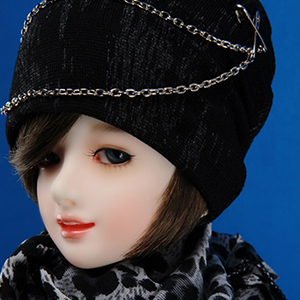 (8-9) Chain Refinish Beanie (Black)