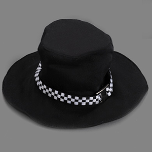 (8-9) Chess Fedora (Black)