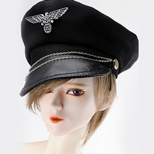 (8-9) Officer Hat (Type- Black C)