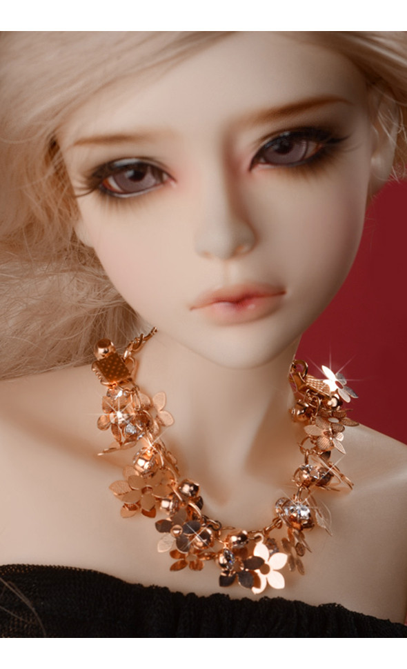 MSD & SD Size - Bouquet Necklace (Rose Gold)