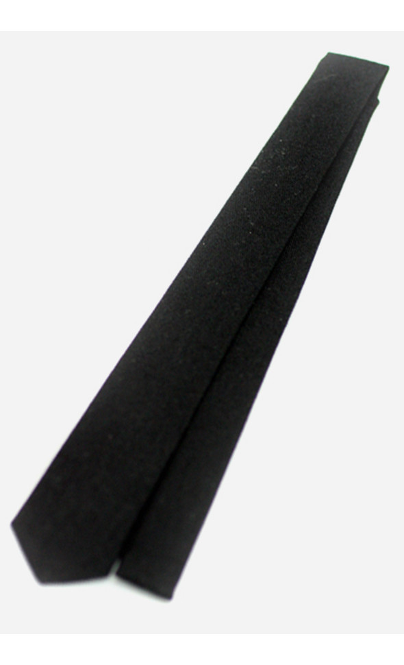 Model Doll Size - Solid Necktie(Black)