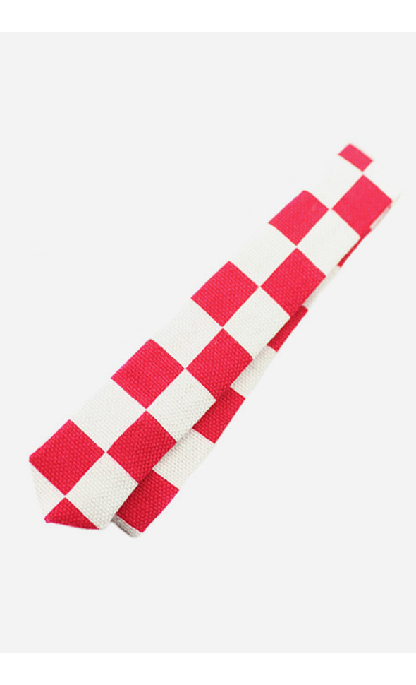 MSD - Pattern Necktie(Red&White)