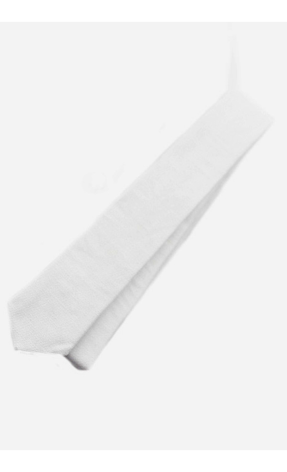 MSD - Solid Necktie(White)