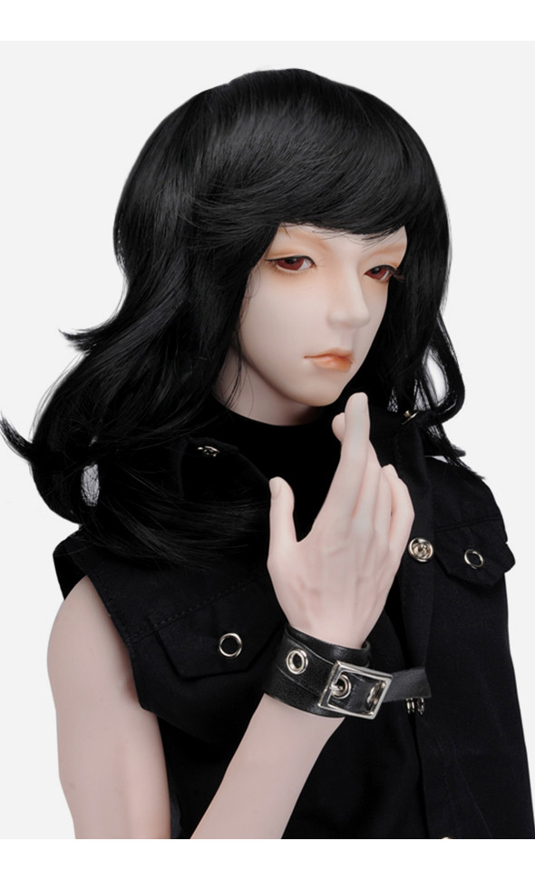 Glamor Model Doll size - Buckle bracelet (Black)