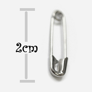장식 핀(2cm)-Silver