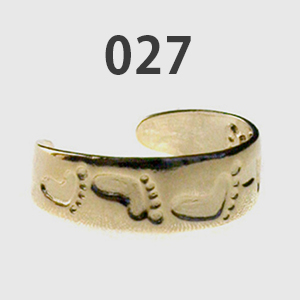 All size bracelet - Foot(14Kgold plating : 027)