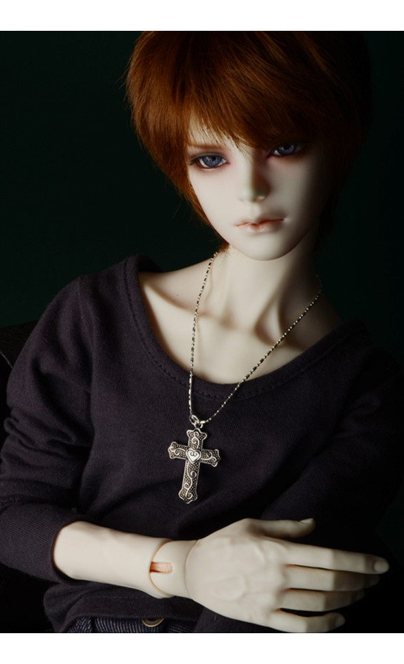 MSD & SD Size - KTK Cross Necklace (Silver)