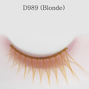 Eyelashes for dolls - D989 (Blonde)