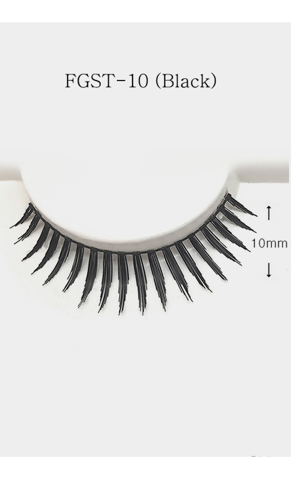 Eyelashes for dolls - FGST-10 (Black)