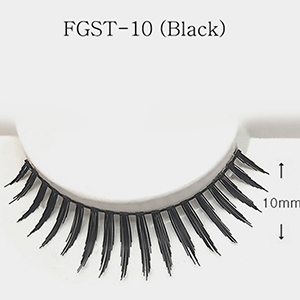 Eyelashes for dolls - FGST-10 (Black)