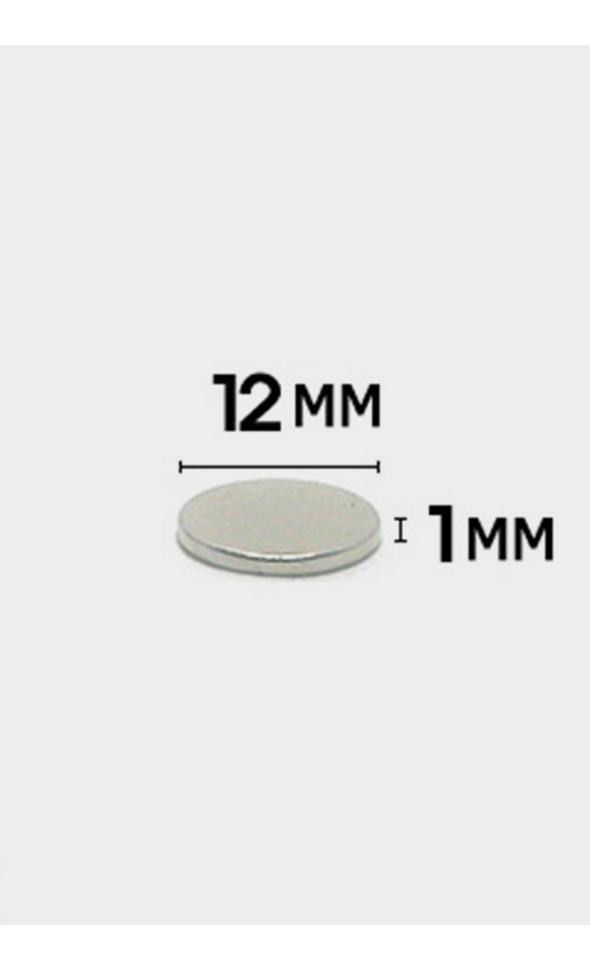 12mm x 1mm 자석 (헤드자석)