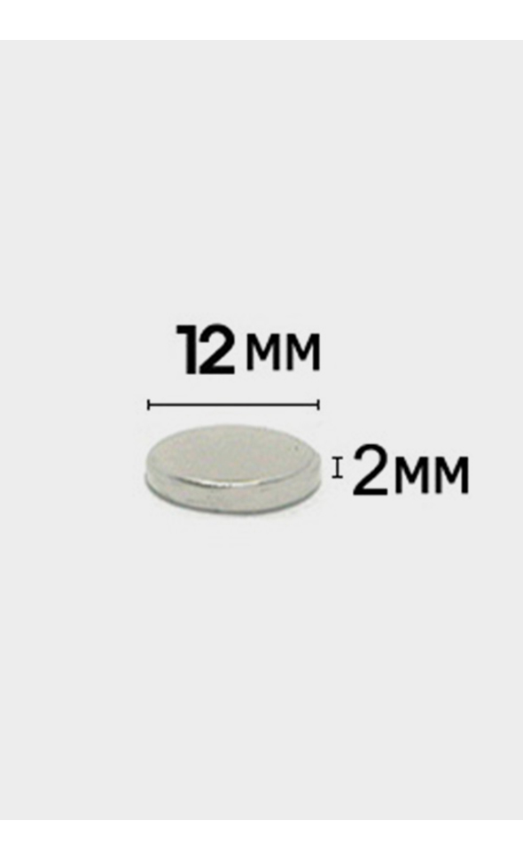 12mm x 2mm 자석 (헤드자석)