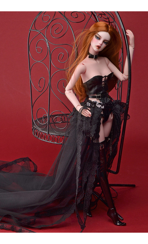 Fashion Doll Size : KG Dress Set (Black) - LE30