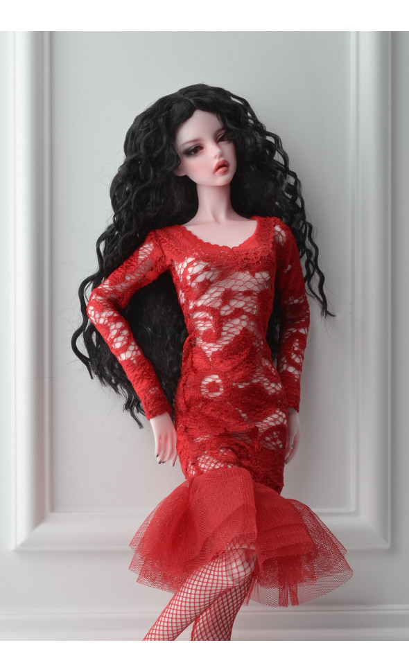 Fashion Doll Size - Gateau One-piece Dress (Red)