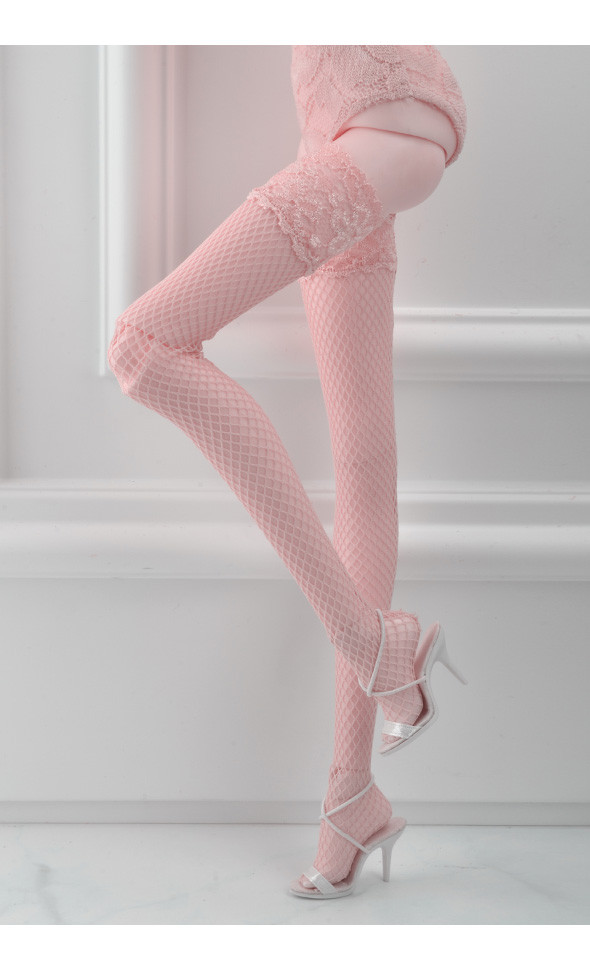 16 inch Fashion Doll Size - UM Net Stockings (Pink)