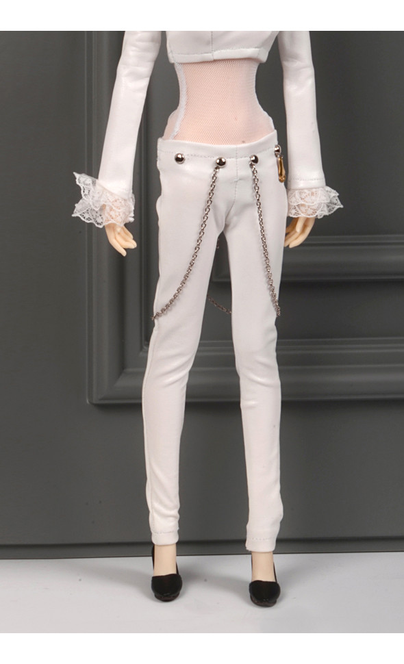 Fashion Doll Size - Mise en Pants (White)