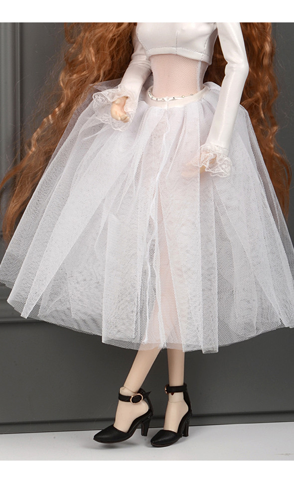Fashion Doll Size - Devno Skirt (White)