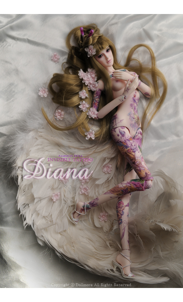 Fashion Doll - Lair de violette ; Tattoo Diana - LE 21