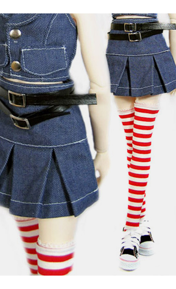 SD - Band Stocking(Striped Red)