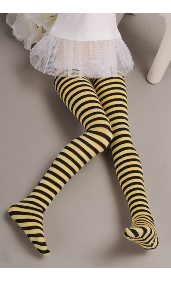 MSD - Striped Stocking (B&Yellow)
