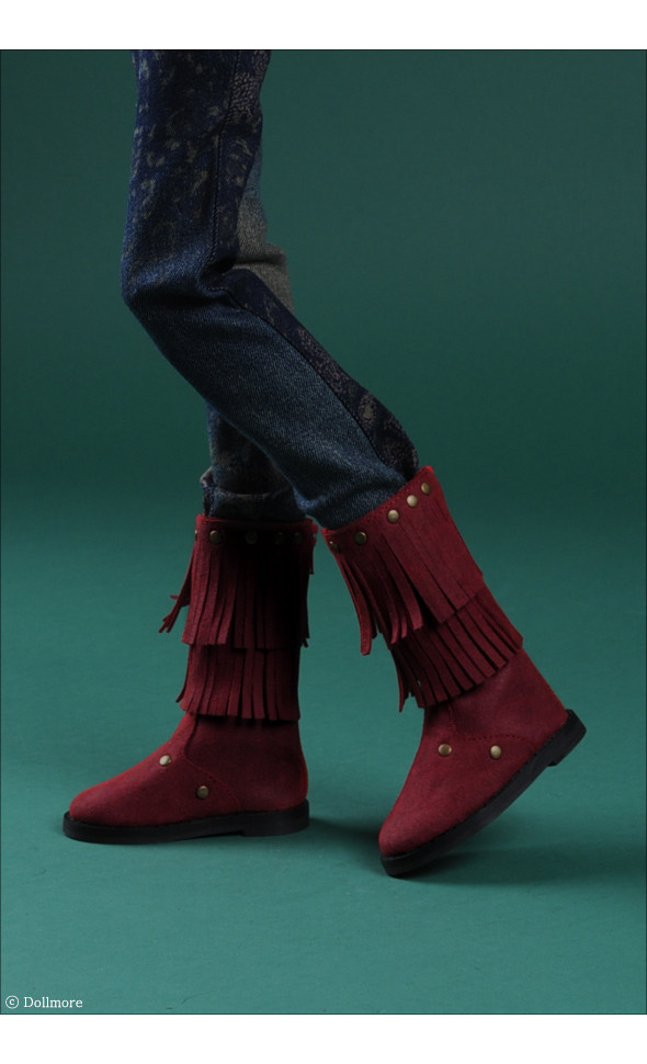SD M & Model Doll F - Indus Della Boots (Red)
