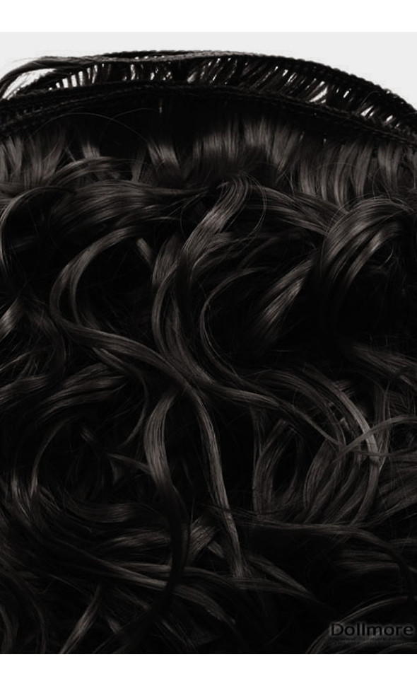 Mohair Wave string Hair : Black (SM1)