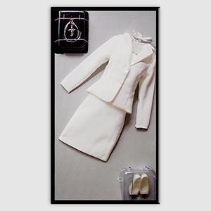 Princess Diana White Suit Ensemble