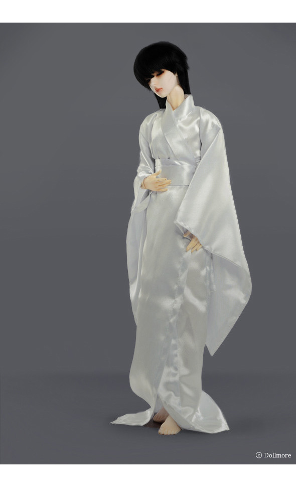 SD - Night Single Layer Kimono (White)[B1-3-5]