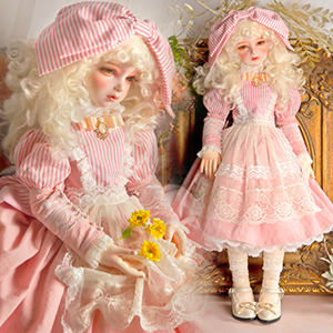(Limited Costume) Illua Doll Size - Alice in Fake Land Dress Set - LE10