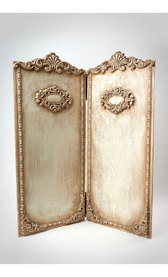 Antique Two Panel Partition (ONBT-001/DB)