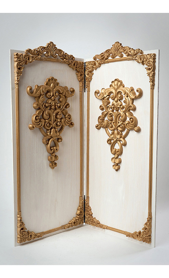 Antique Two Panel Partition (ONGW-003)