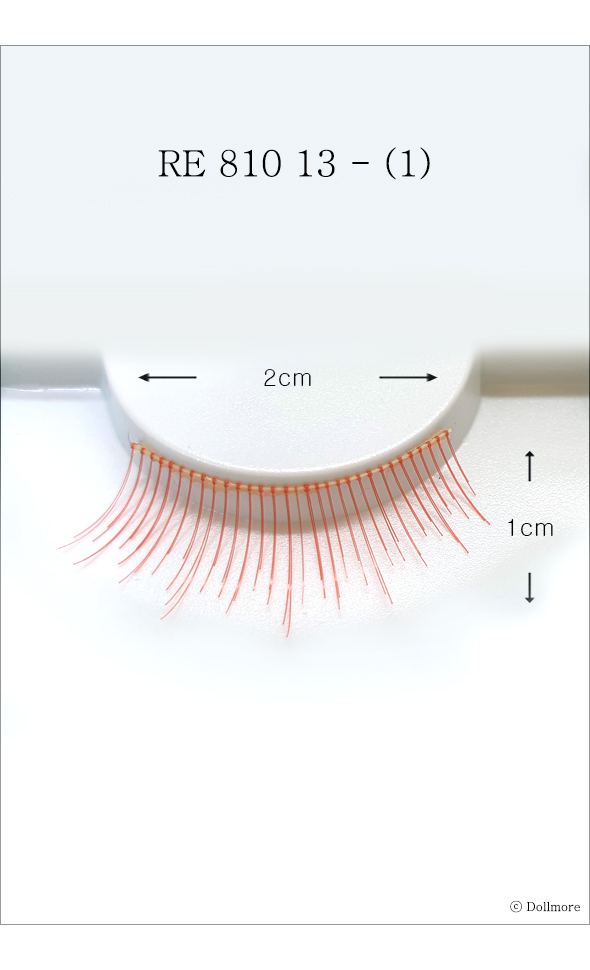 Eyelashes for dolls - RE 810 13 - (1)