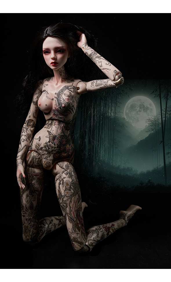 Model Doll F - Black Rain Tattoo kate - LE20