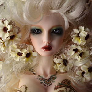 Model Doll - Half Moon ; Tattoo Malli - LE10