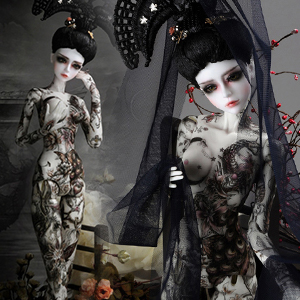 Model Doll - Plu Rain ; Tattoo Socheon - LE10