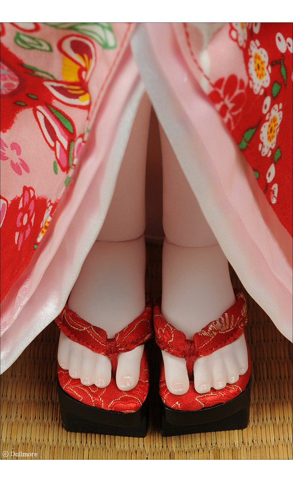 Dollmore Kid Feet Set - Feet Set For Flip Flops & Geda (White)