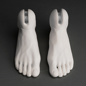 Model Doll Man Feet Set - Basic Feet Set (white)