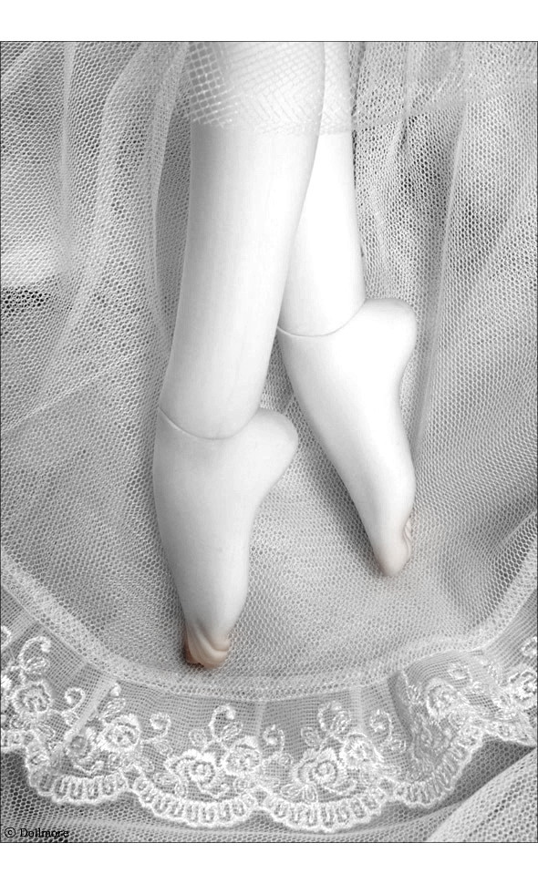 Dollmore Kid Feet Set - Ballerina Feet Set (White)