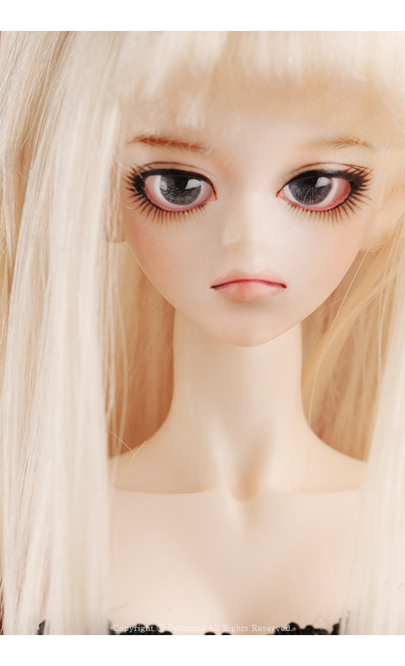 12inch Cute Doll Head - Lulu (White: PVC)