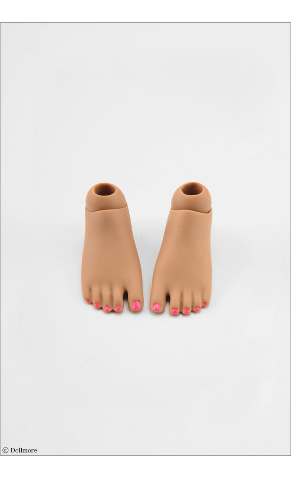 Dollmore Kid Feet Set - Feet Set For Flip Flops & Geda (Suntan)